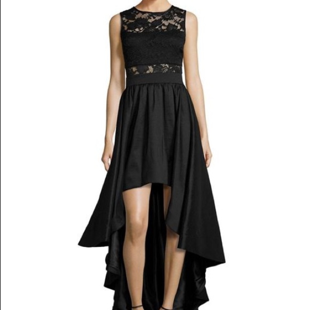 Evening gown black lace